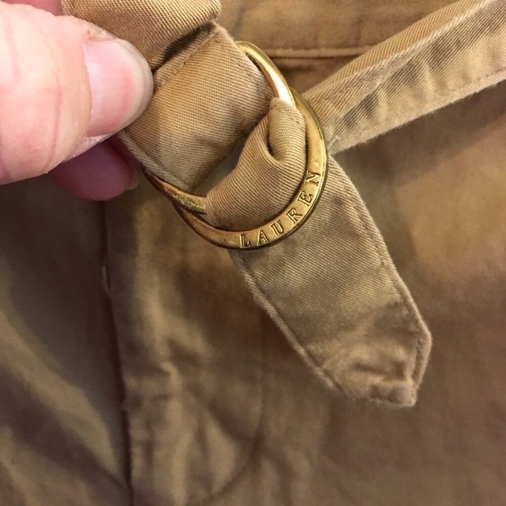 Lauren Ralph lauren Belted Cotton Shorts - Picture 6 of 6